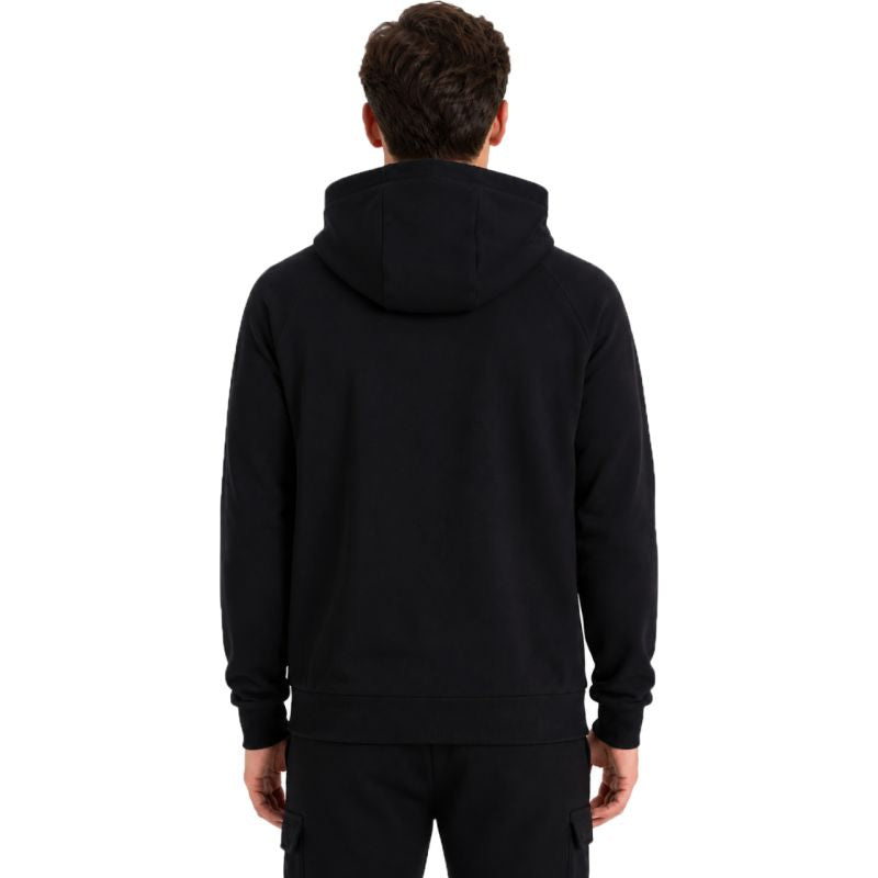 4F Men's sweatshirt M2241 deep 20S fekete kapucnis pulóver 4FWSS26TSWSM224120S