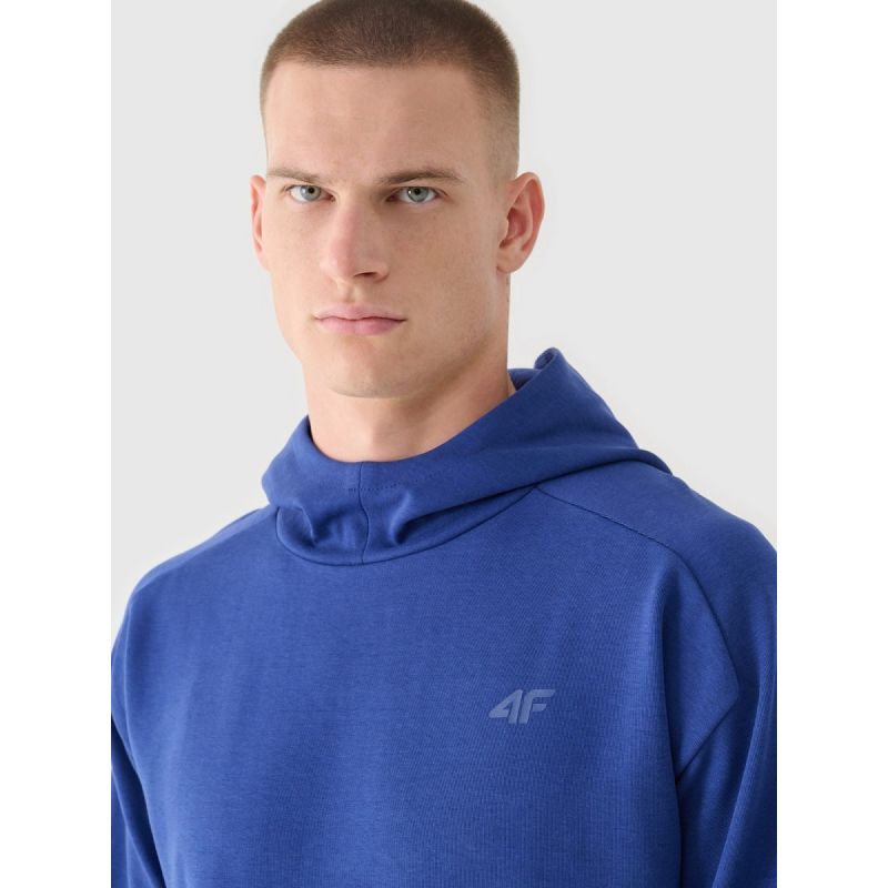 Men's sweatshirt with hood, open, 4F 4FRAW24TSWSM2050-31S kapucnis pulóver