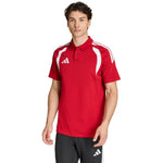 Adidas Tiro 26 League Red piros férfi galléros póló KF3400
