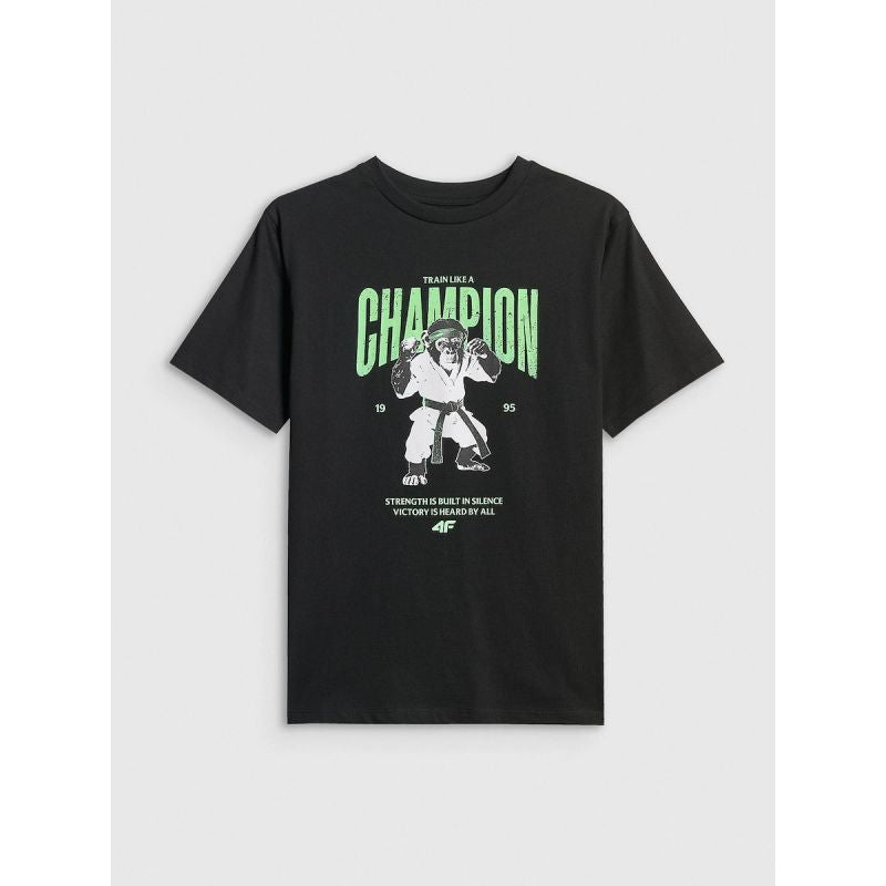 4F Boy's loose T-shirt with print 158/164 póló 4FJRSS26TTSHM3831-20S