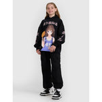 Girls' sweatshirt with hood, open, 4F 4FJRAW25TSWSF2293-20S kapucnis pulóver