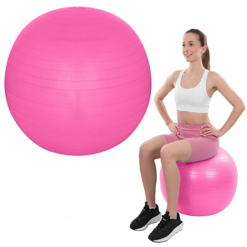XQMAX Fitness 65cm Antiburst Pink rózsaszín futball labda GSP-7076991