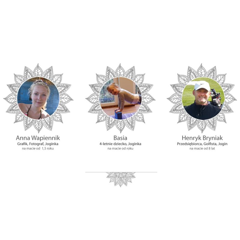 Yoga mat Gaiam &quot;SUNDIAL LAYERS&quot; 6mm 62432 - Sportmania.hu