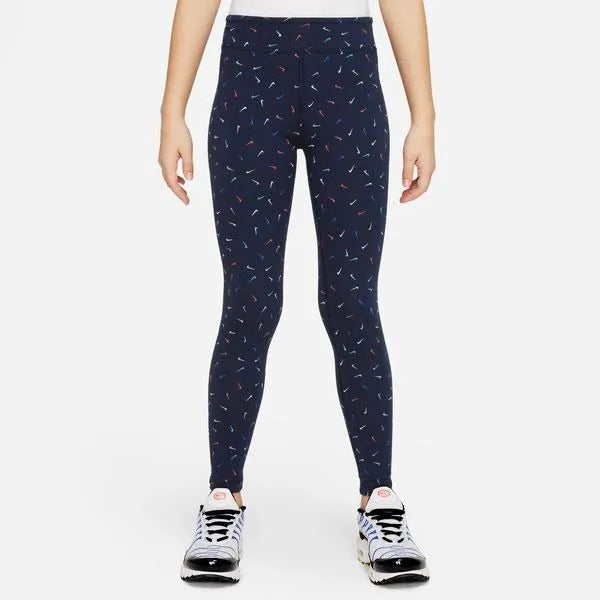 Nike Sportswear Essential-Big Kids\' (Girls\') Mid-Rise Leggings