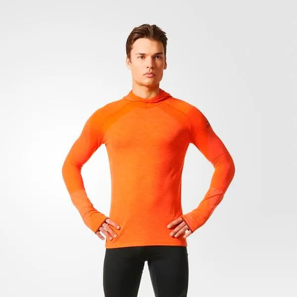 adidas CLMHT LS HOOD Póló férfi