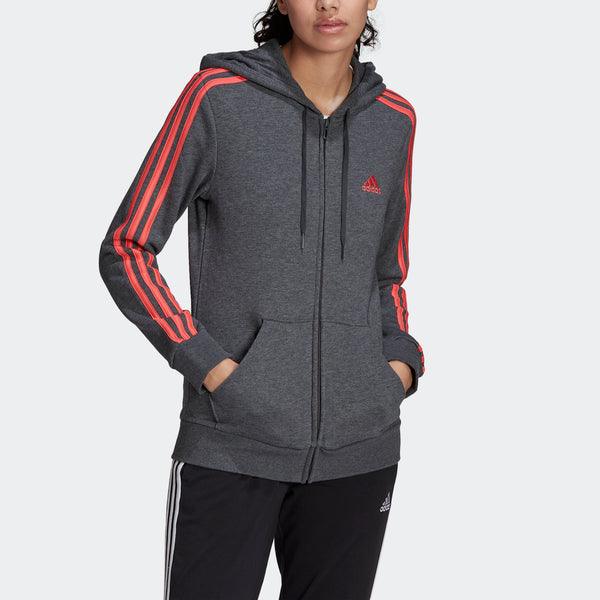 Adidas Essentials French Terry 3-Stripes cipzáros , női kapucnis pulóver - Sportmania.hu