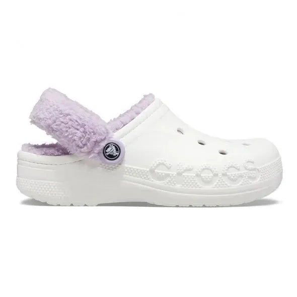 Crocs Baya Lined Fuzz Strap Clog unisex Papucs