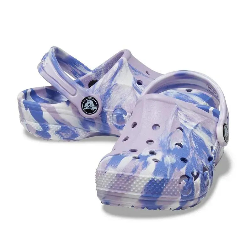 Crocs Baya Marbled Clog T gyerek Papucs