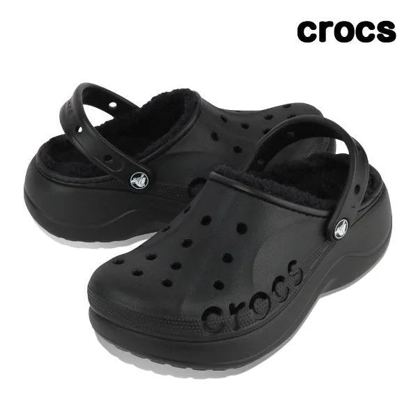 Crocs Baya Platform Lined Clog Papucs - Sportmania.hu