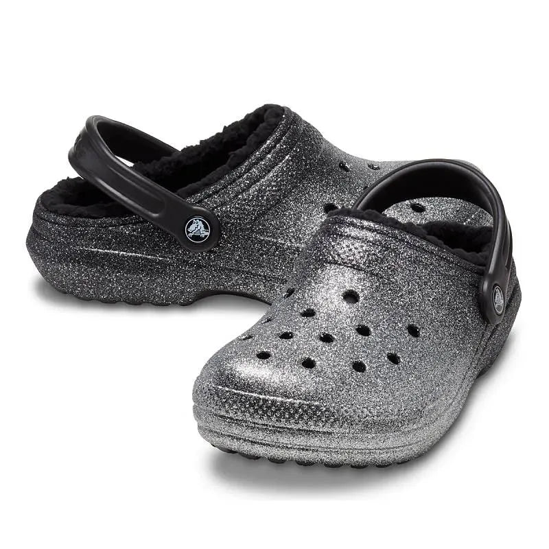 Crocs Classic Glitter Lined Clog Papucs - Sportmania.hu