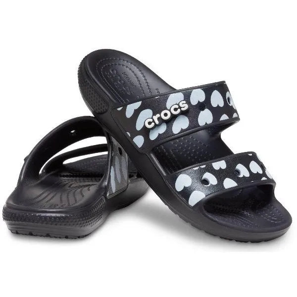 Crocs Classic Heart Print Sandal Papucs - Sportmania.hu