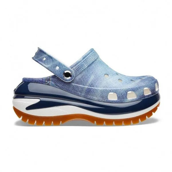 Crocs Classic Mega Crush Denim Clog Papucs - Sportmania.hu