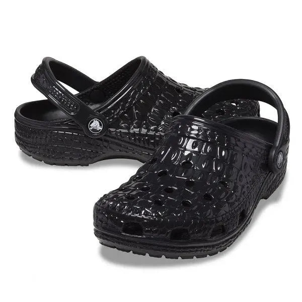 Crocs Classic Metallic Crocskin Clog unisex Papucs