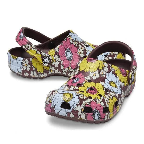 Crocs Classic Retro Floral Clog Papucs - Sportmania.hu