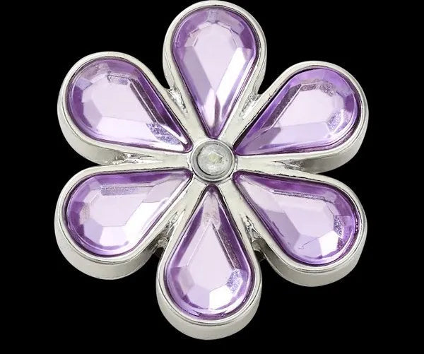 Crocs Purple Blinged Out Daisy unisex