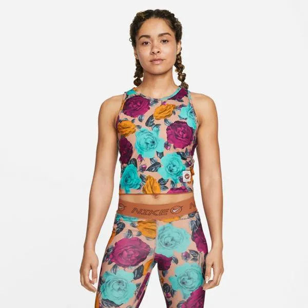 Nike_ Nike Dri-FIT Icon Clash-Womens Slim Printed Tank Atléta