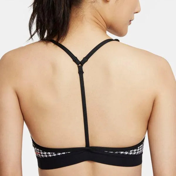 Nike_ Nike Dri-FIT Indy Icon Clash Women\'s Light-Support Padded T-Back Sports Bra Sportmelltartó