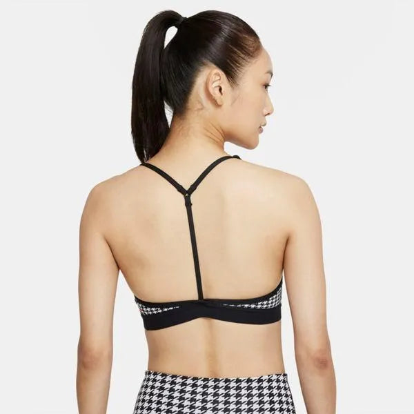 Nike_ Nike Dri-FIT Indy Icon Clash Women\'s Light-Support Padded T-Back Sports Bra Sportmelltartó - Sportmania.hu