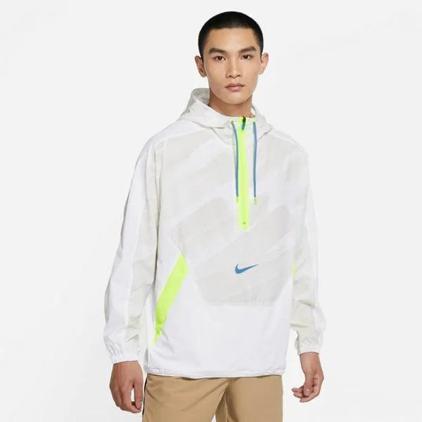 Nike_ Nike Dri-FIT Sport Clash Men\'s Woven 1/2-Zip Training Hoodie Pulóver