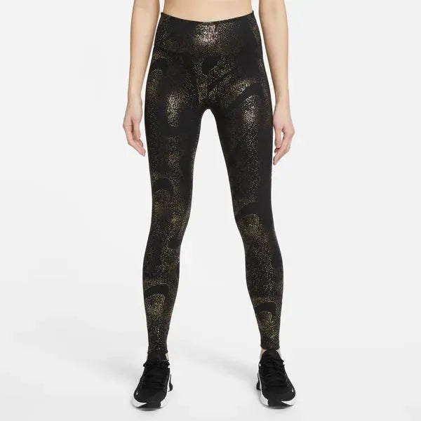 Nike_ Nike One-Women\'s Mid-Rise Printed Leggings - Sportmania.hu
