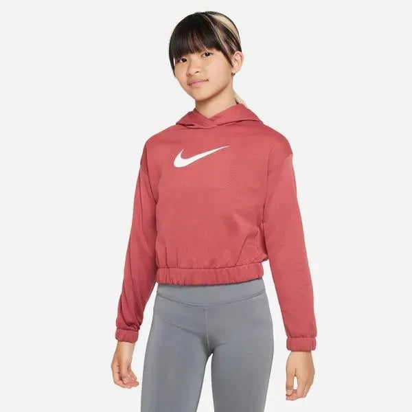 Nike_ Nike Therma-FIT-Big Kids\' (Girls\') Pullover Hoodie Pulóver - Sportmania.hu