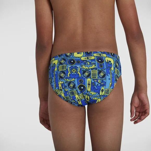 Speedo Allover Brief (UK) gyerek Fürdőruha