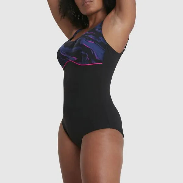 Speedo ContourLustre Printed Shaping 1PC (UK) Úszódressz - Sportmania.hu