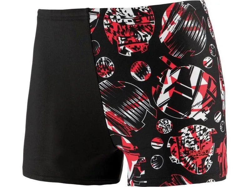 Speedo GlitchAmp Allover 1 Leg Aquashort(UK) Short gyerek Fürdőruha