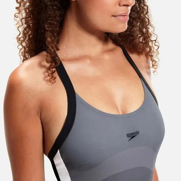 Speedo SPDSCU ENTWINE PT 1PC AF BLACK/WHITE (UK) Úszódressz - Sportmania.hu