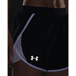 Under Armour Fly By 2.0 női, fekete rövidnadrág
