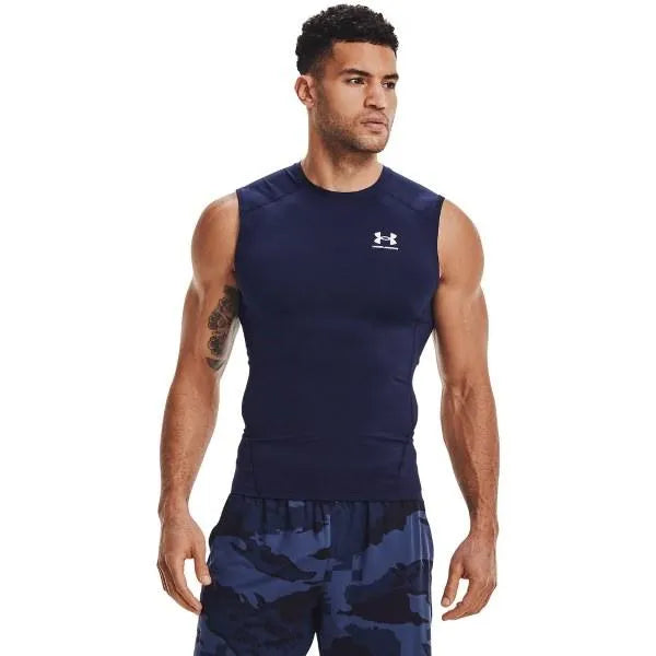 Under Armour Heat Gear Comp trikó, sötétkék férfi Atléta