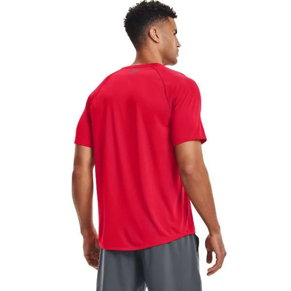 Under Armour Seamless SS férfi póló, piros Fitnesz Felső 1326413-600