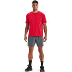 Under Armour Seamless SS férfi póló, piros Fitnesz Felső 1326413-600