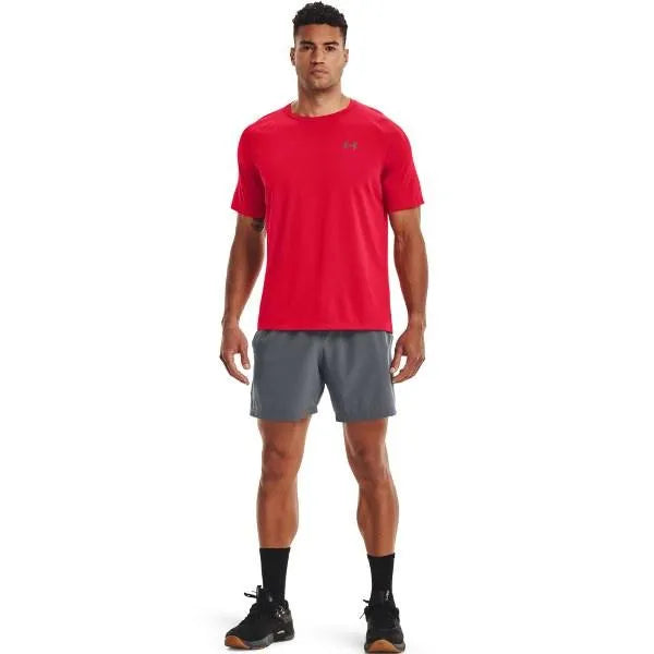 Under Armour Seamless SS férfi póló, piros Fitnesz Felső 1326413-600