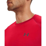 Under Armour Seamless SS férfi póló, piros Fitnesz Felső 1326413-600