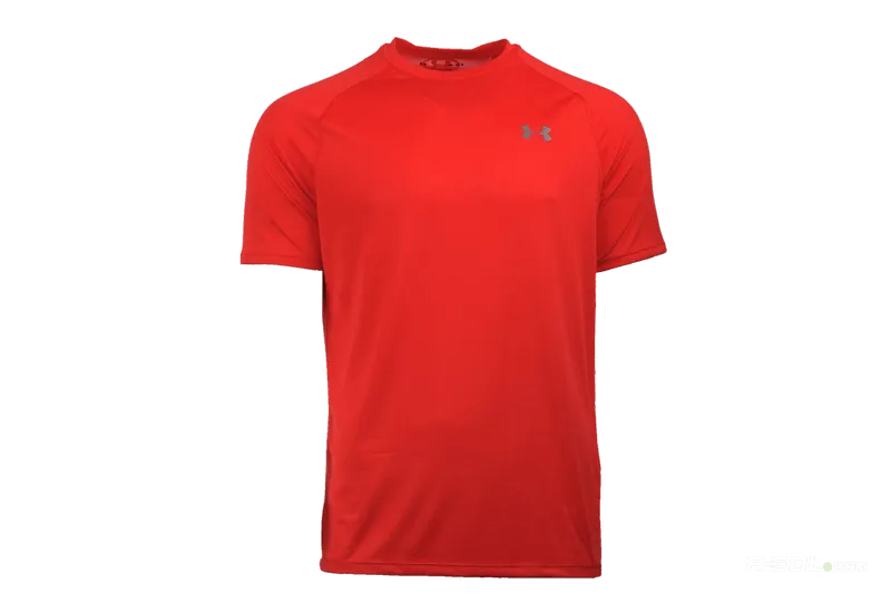 Under Armour Seamless SS férfi póló, piros Fitnesz Felső 1326413-600