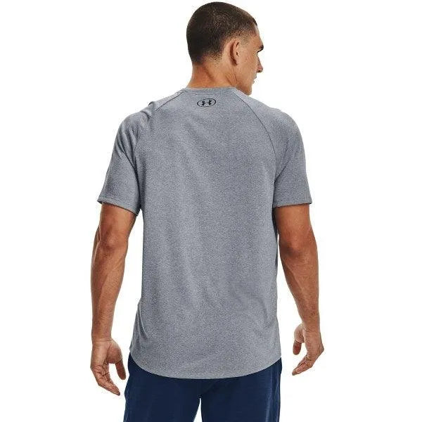 Under Armour TECH 2.0 SS férfi póló, szürke Fitnesz Felső 1326413-036